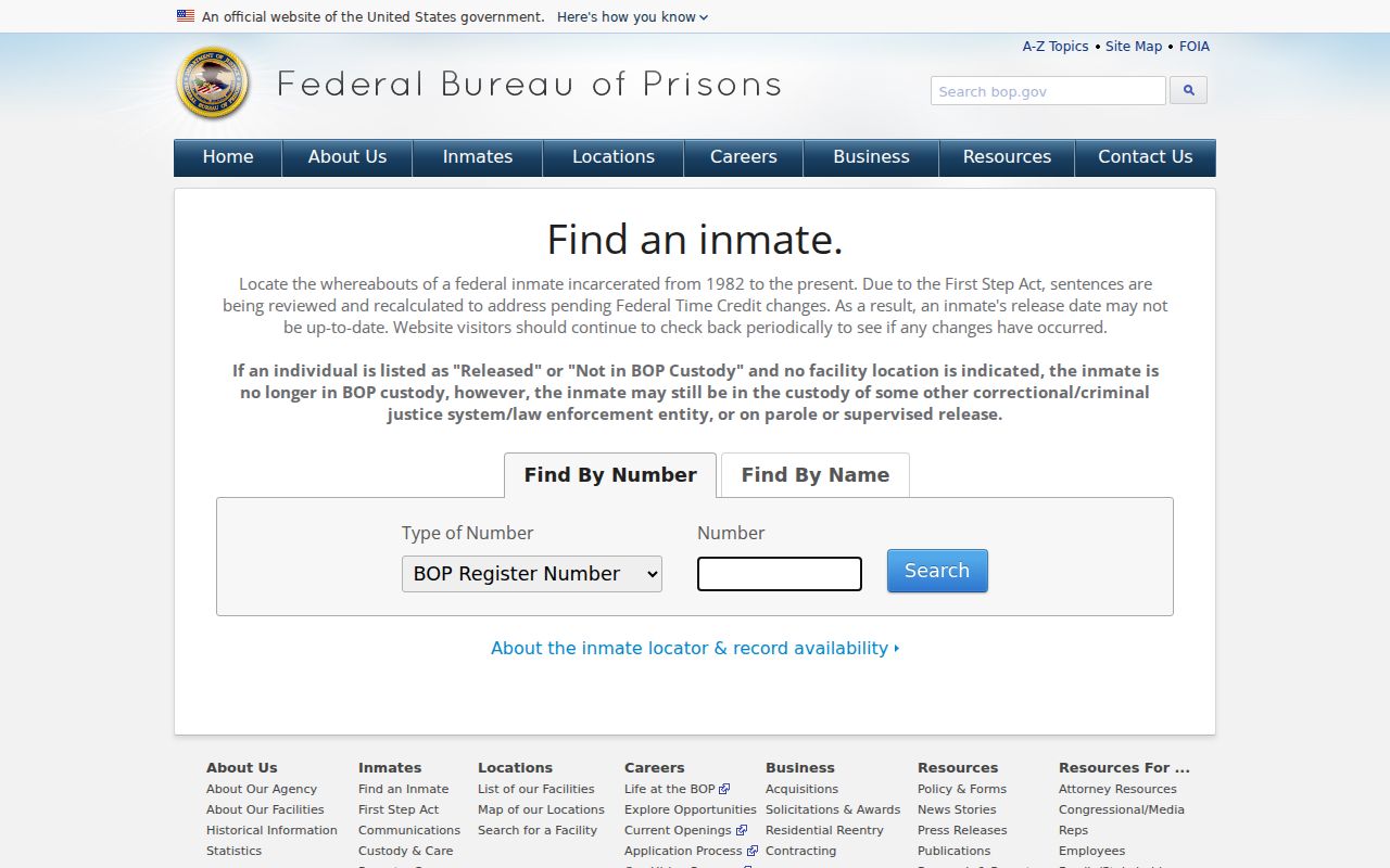 Federal inmate locator for Mecosta County custody research